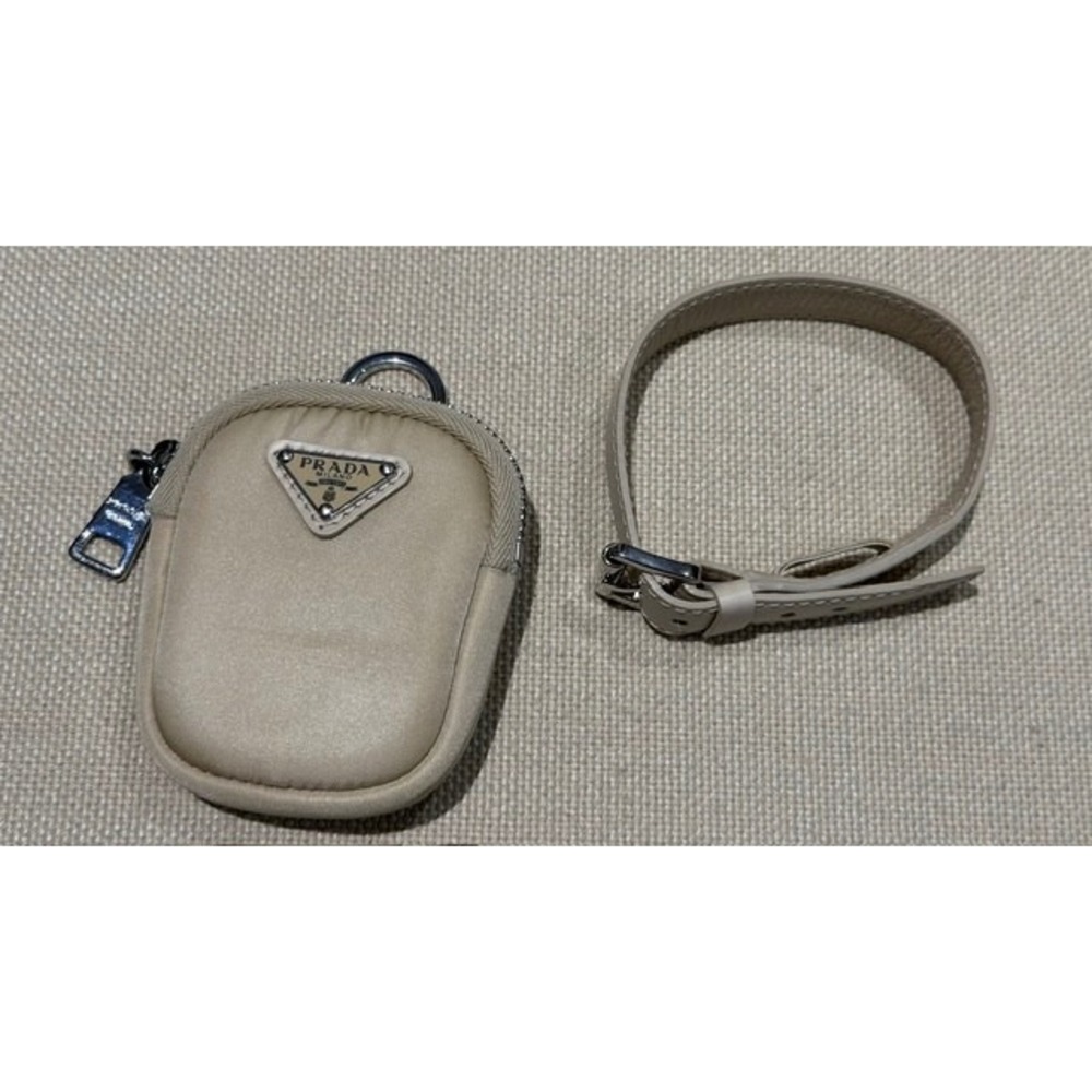 Authentic PRADA Mini Tessuto Ankle Pouch Belt Strap Logo